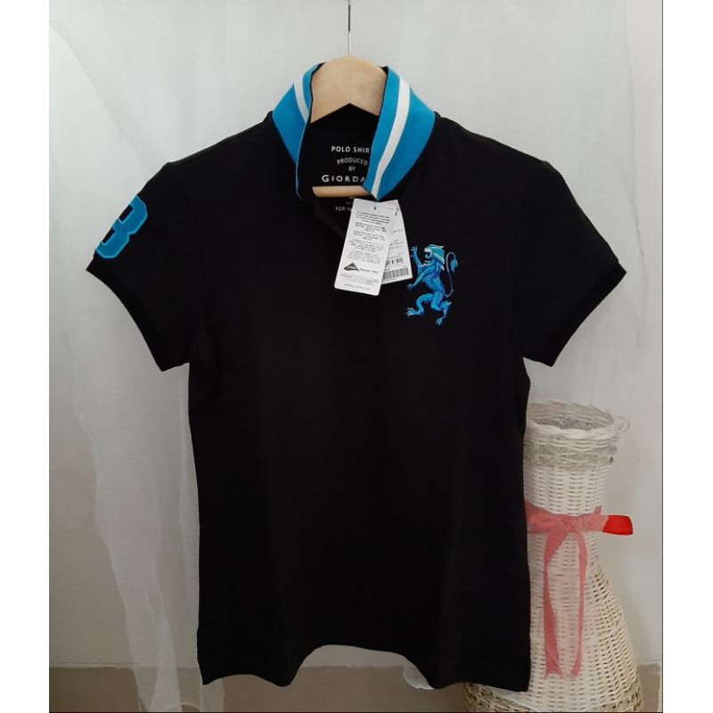 Kaos kerah Kaos polo atasan wanita Giordano women Original size M L Xl