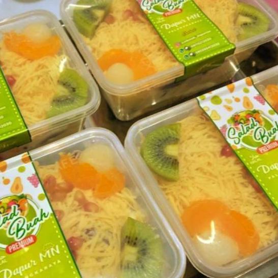 

Label Stiker Box Salad Buah (Free Design)