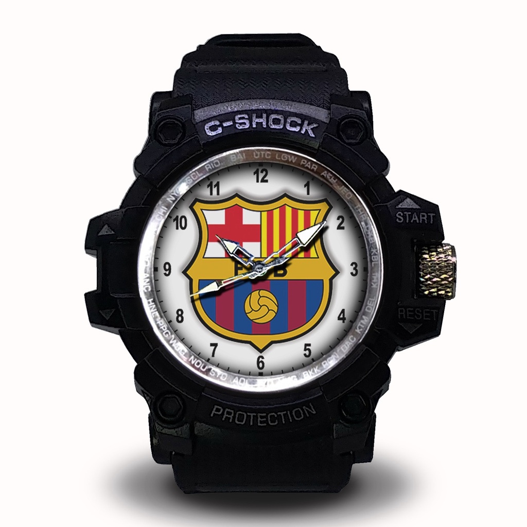 Jam Tangan Barcelona FC Outdoor Anti Air #Putih