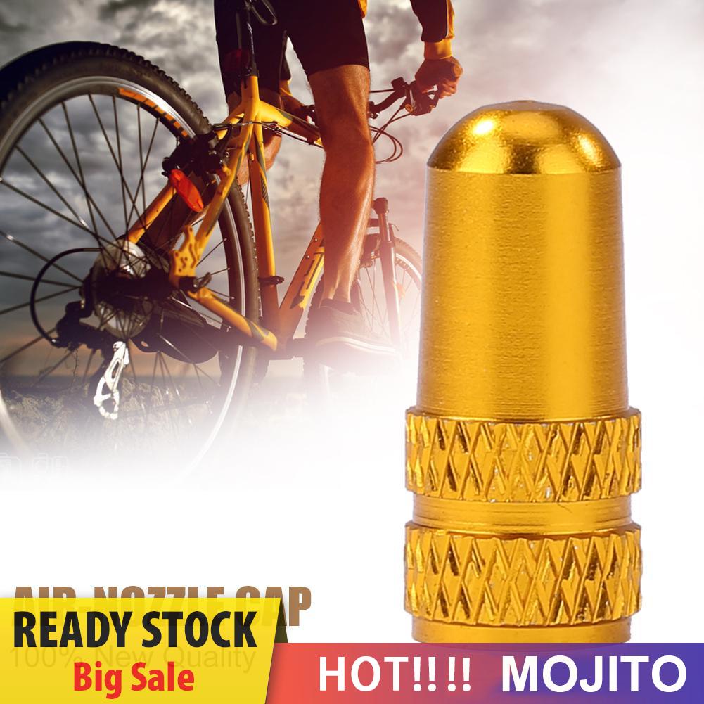 MOJITO Aluminum Alloy MTB Bicycle Tire Gas Nozzle Valve Caps Cycling Dust Cover