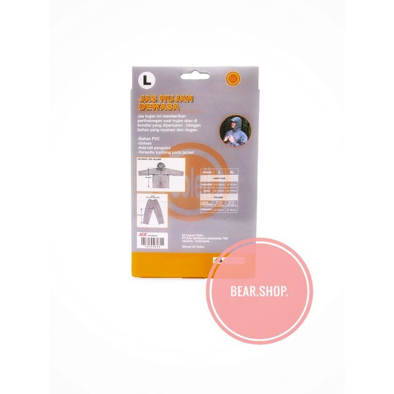 Soleil Jas Hujan Dewasa
