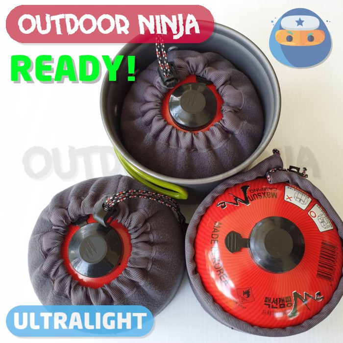Sarung tabung gas canister refill Treklite Warmer Pouch maxsun wild boyuan odninja