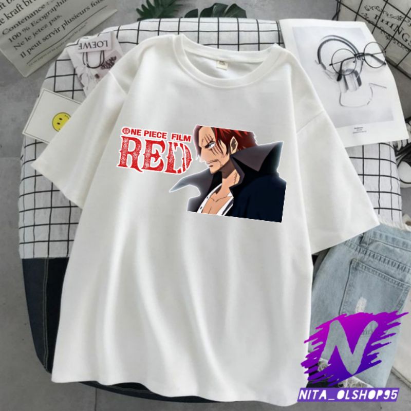 kaos anak akagami no shanks baju anak one piece film red