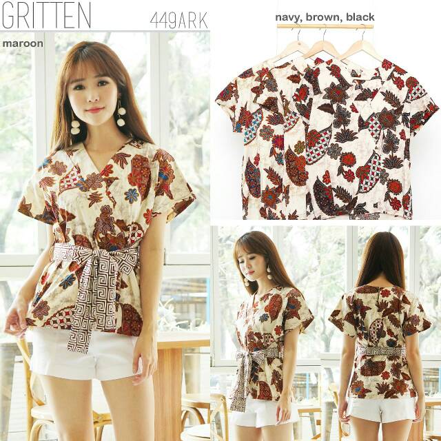 Blouse kimono batik