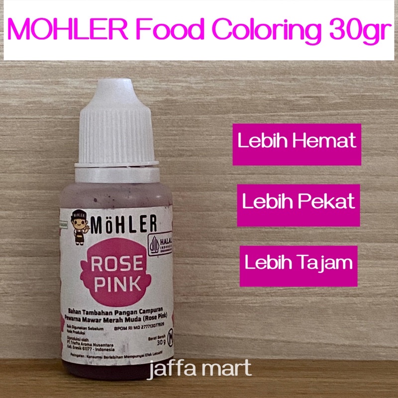 Pewarna Makanan MOHLER 30gr - ROSE PINK