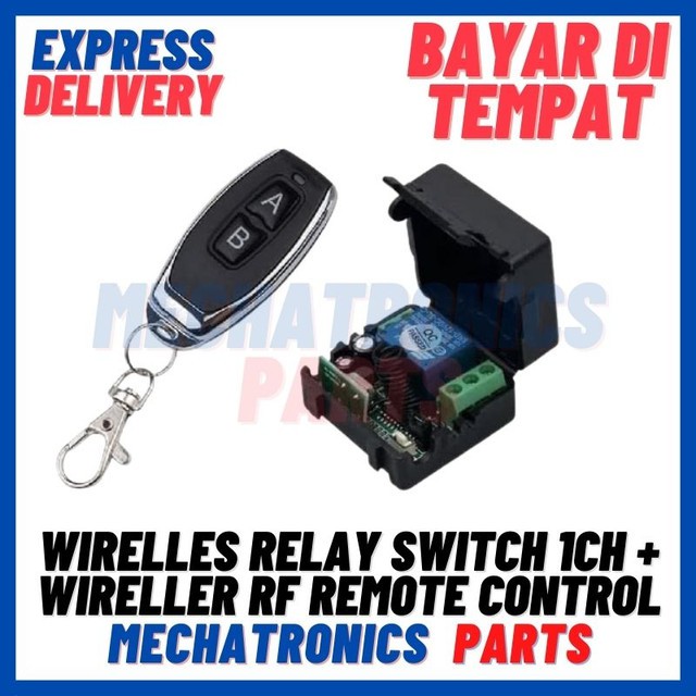 [NET-9003] WIRELLES  RELAY SWITCH 1CH + WIRELLER RF REMOTE CONTROL