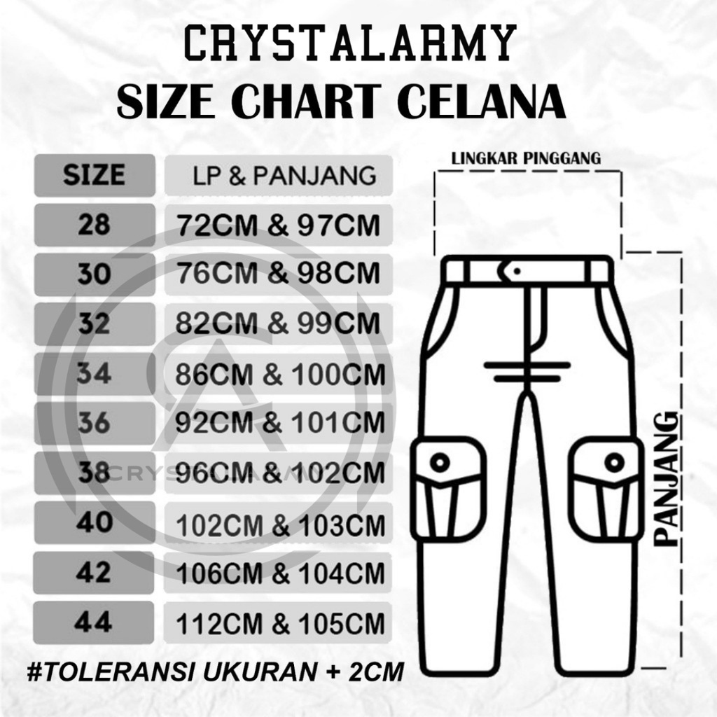 (COD) CELANA TACTICAL M-TAC-003 PANJANG | CELANA CARGO PDL