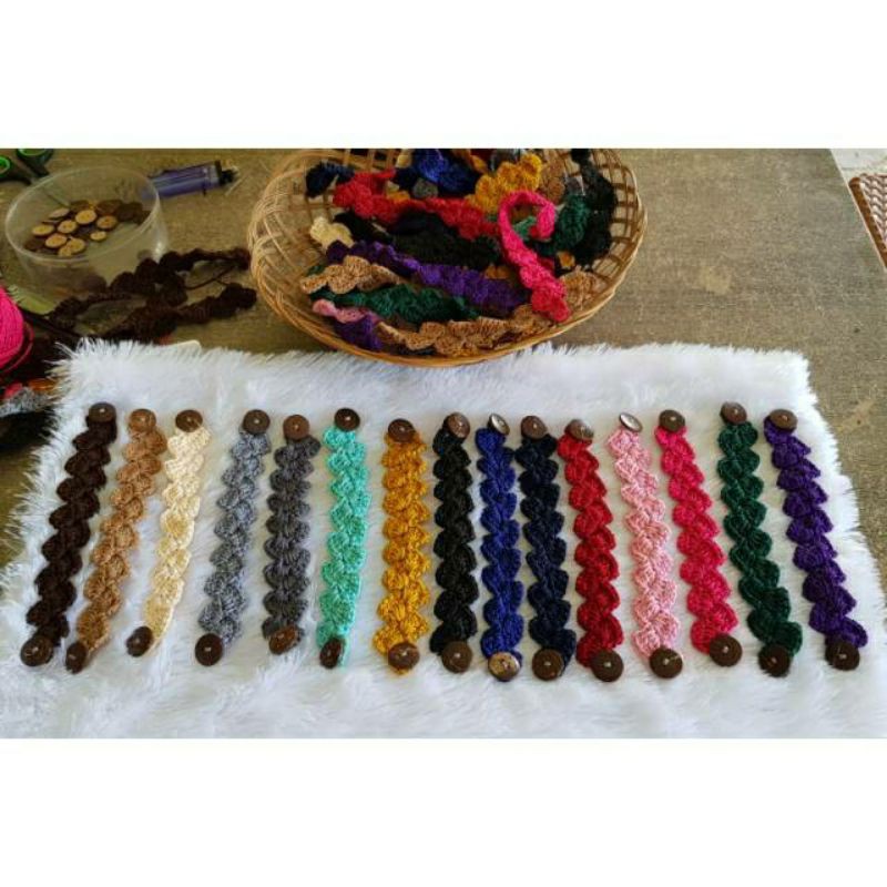 konektor rajut free bross/tali masker/pengikat masker lusinan