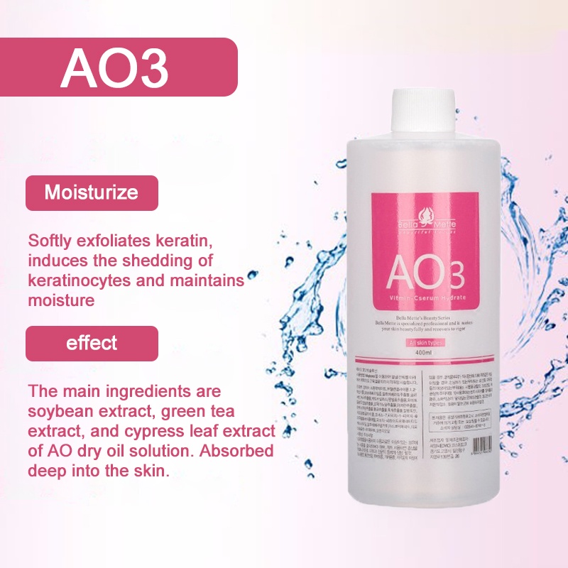 Original AS1 SA2 AO3 Serum Hydra Aqua Dermabrasion Oxy Bubble Abeluna Hydro Aqua Peel 400ML