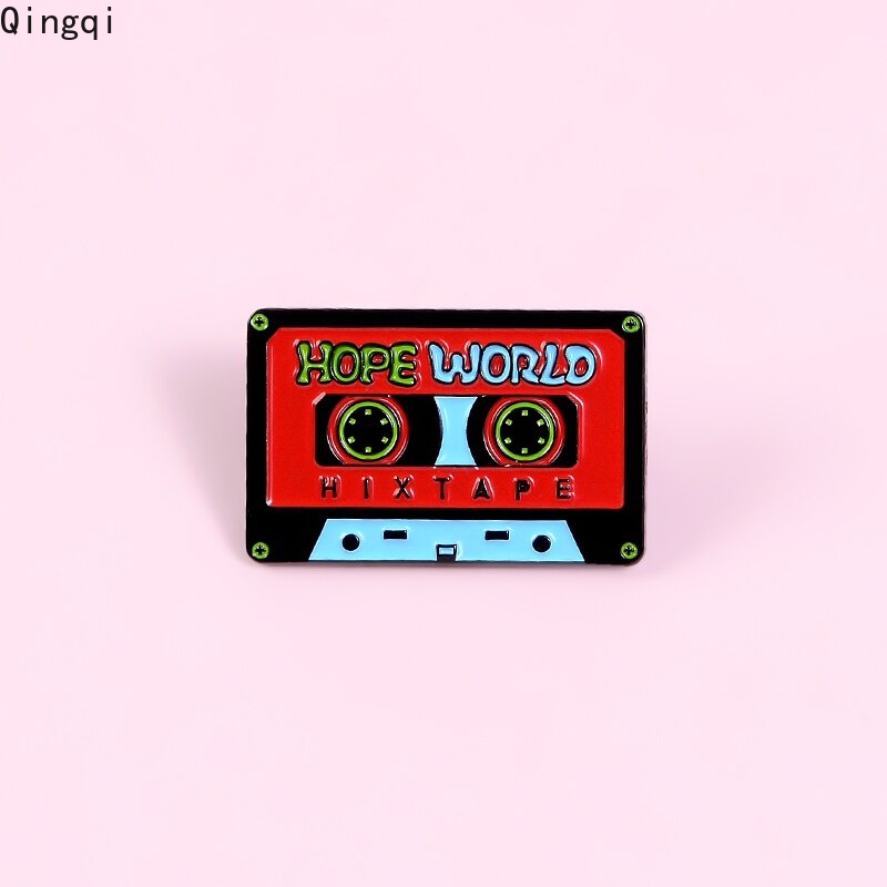 Bros Pin Enamel Bentuk Not Balok Musik Pop Retro Vintage Untuk Aksesoris Fashion Wanita