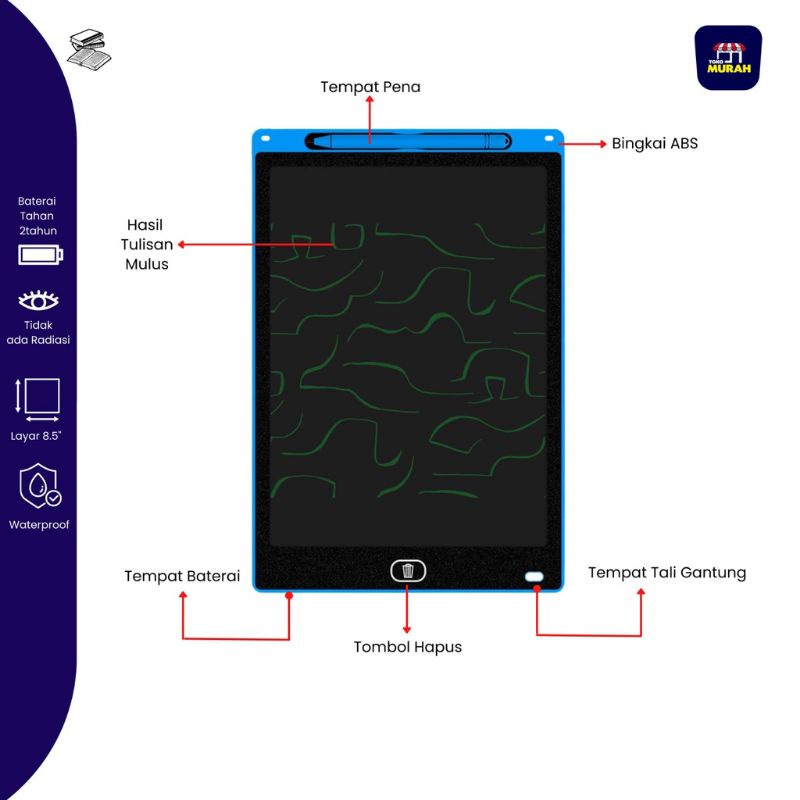 PAPAN TULIS TABLET ANAK,PAPAN TULIS TAB ANAK