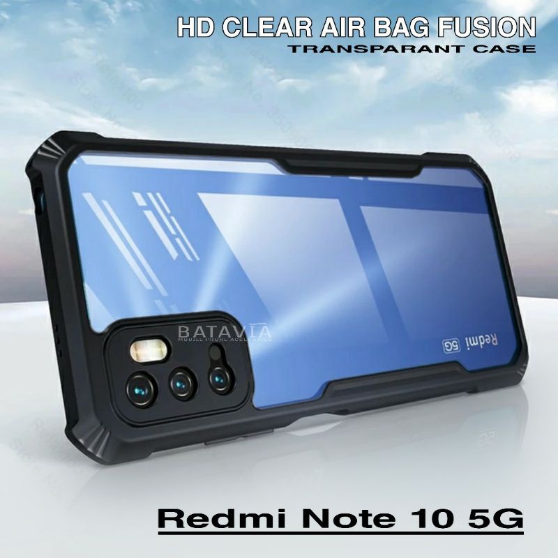 Case Xiaomi Redmi Note 10 5G Air Bag Bumper Hard Case Transparant