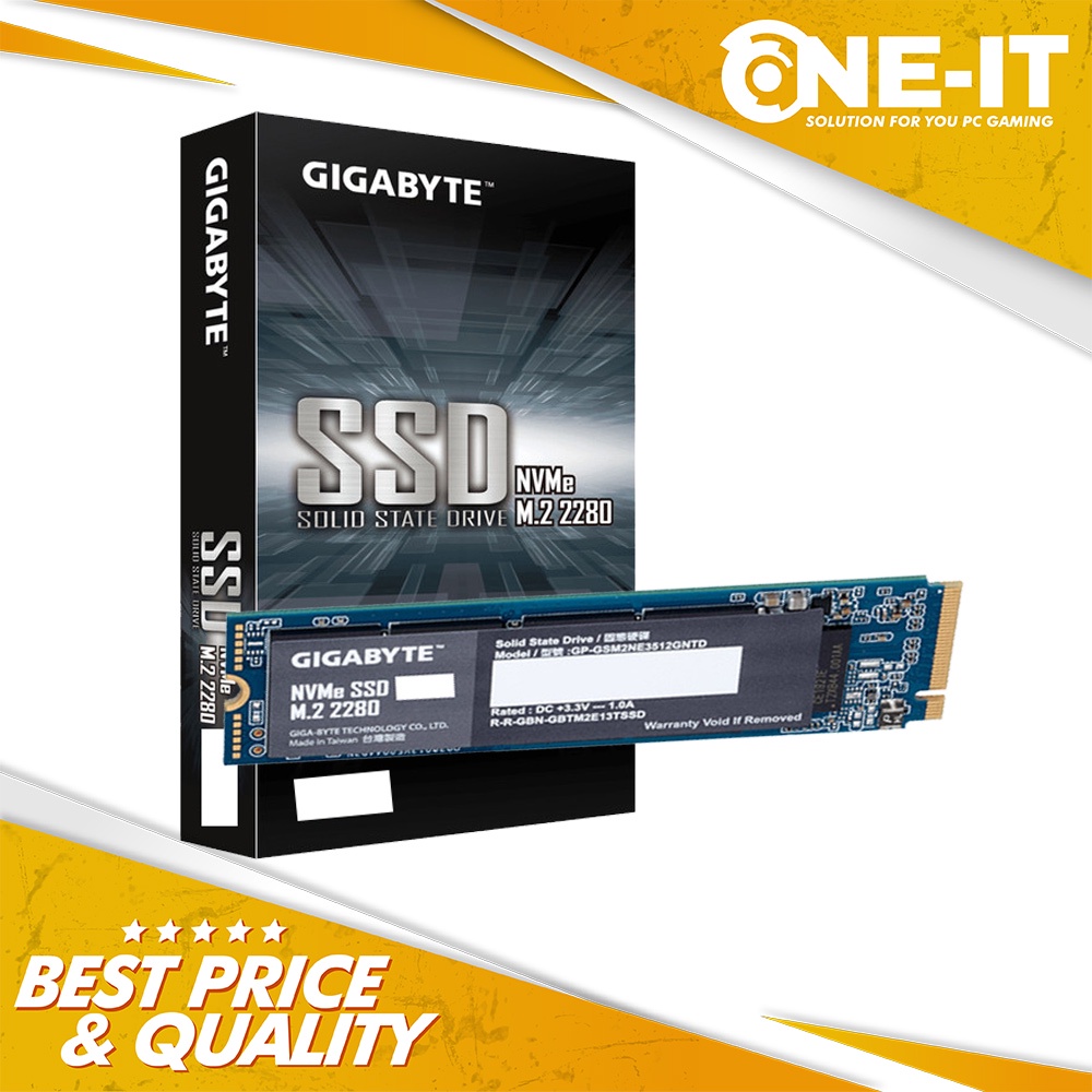 GIGABYTE NVMe SSD 512GB M.2 2280