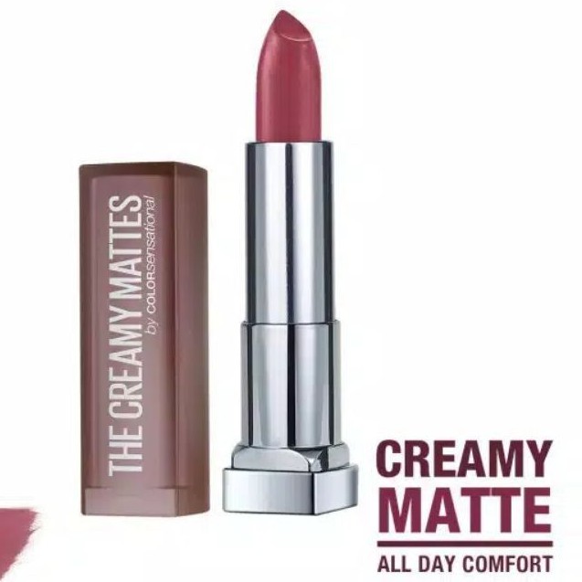 [GIFT] Maybelline Color Sensational Creamy Mattes Lipstick Shade 660 Touch of Spice