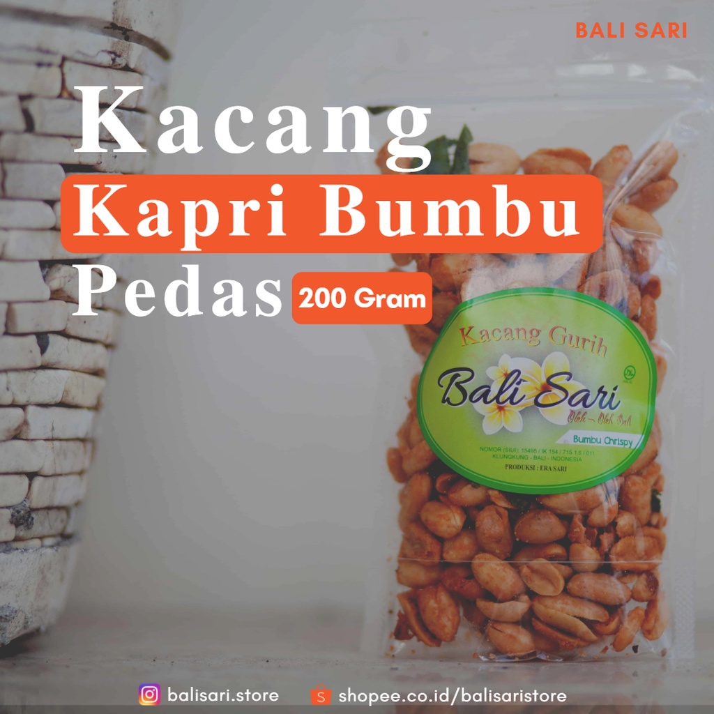 

Kacang kapri thailand Pedas Manis Daun jeruk bali kemasan Zipperclip