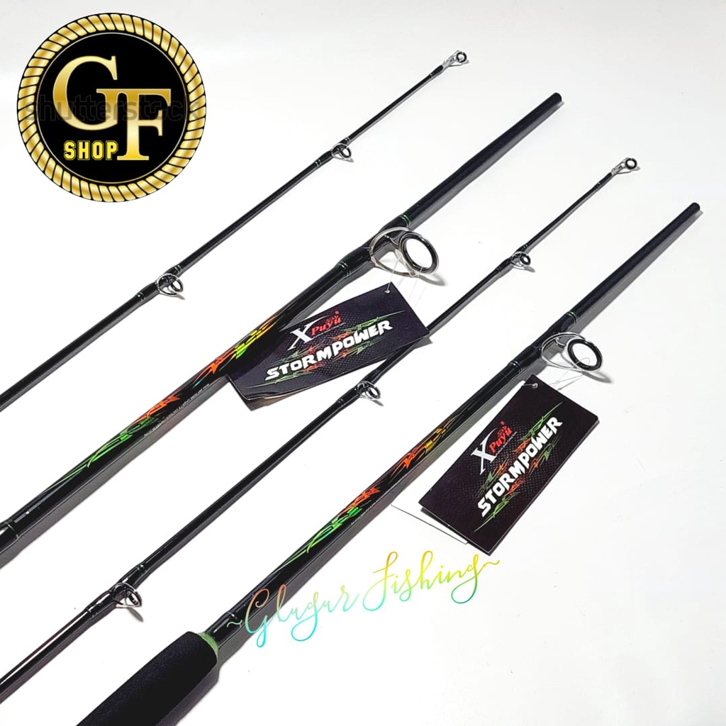JORAN PANCING CARBON LAUT XPUYU STORM POWER SMP-602MS/702MS/TEST:8-17LB