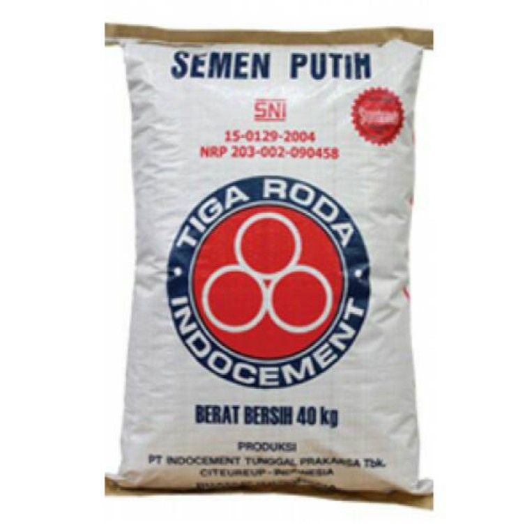 Semen Tiga Roda Putih 1kg Semen Tiga Roda 40kg eceran