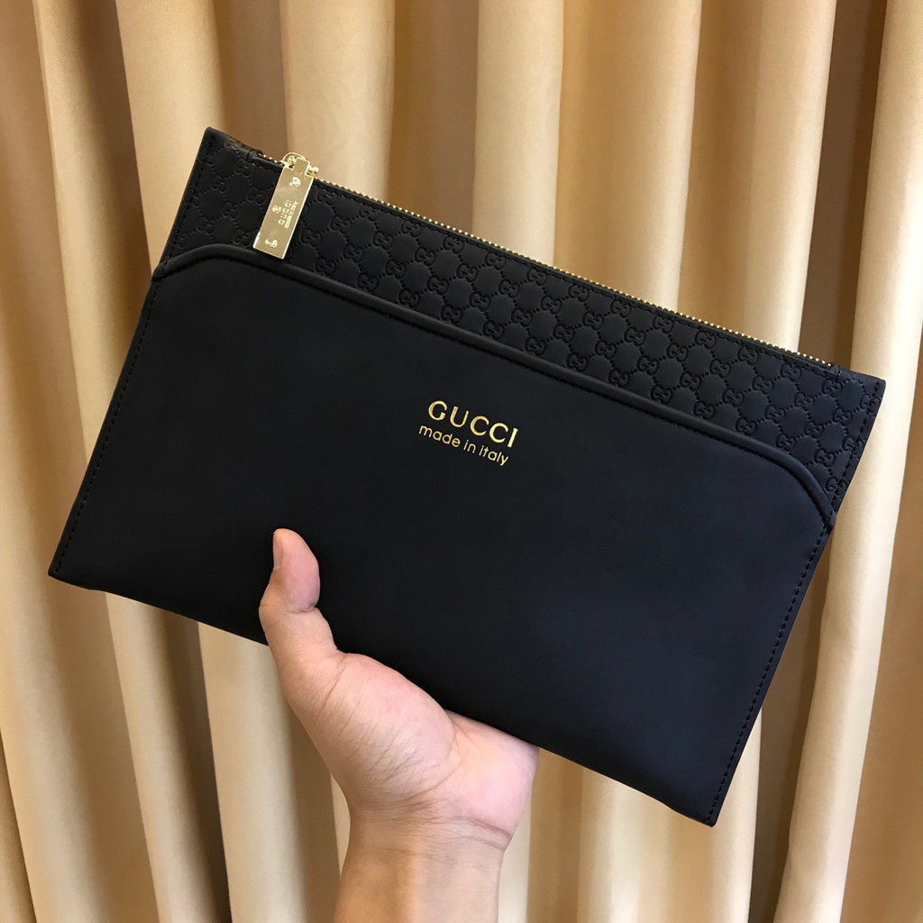 Gucci men's envelope clutch bag