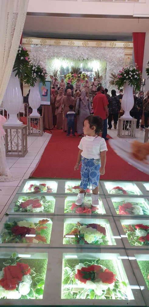 Veyl Kids Caren Skirt Anak Perempuan Warna Biru Bahan Batik Cap