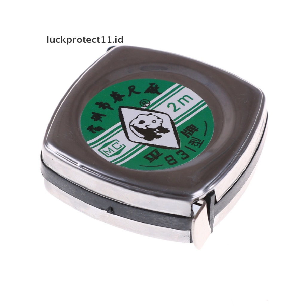 // Hg &amp; ID// Murah 2M Retractable Ruler Tape Portable Mini Penggaris Tarik Logam Tape Measure.