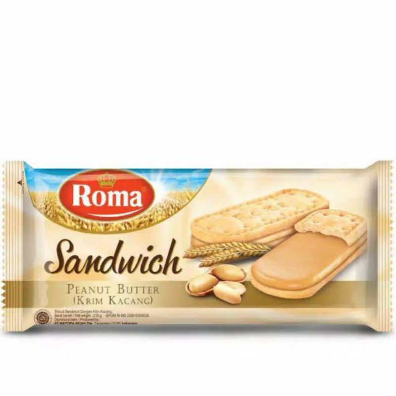 

sandwich kacang, coklat