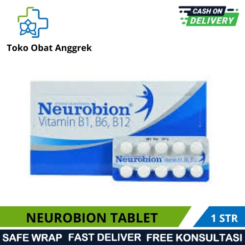 NEUROBION 10 TABLET PUTIH/VITAMIN B COMPLEX/MENGATASI KRAM OTOT