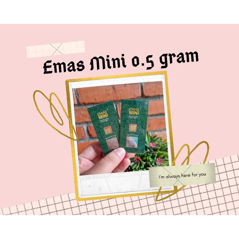 Emas mini 0.5 gram