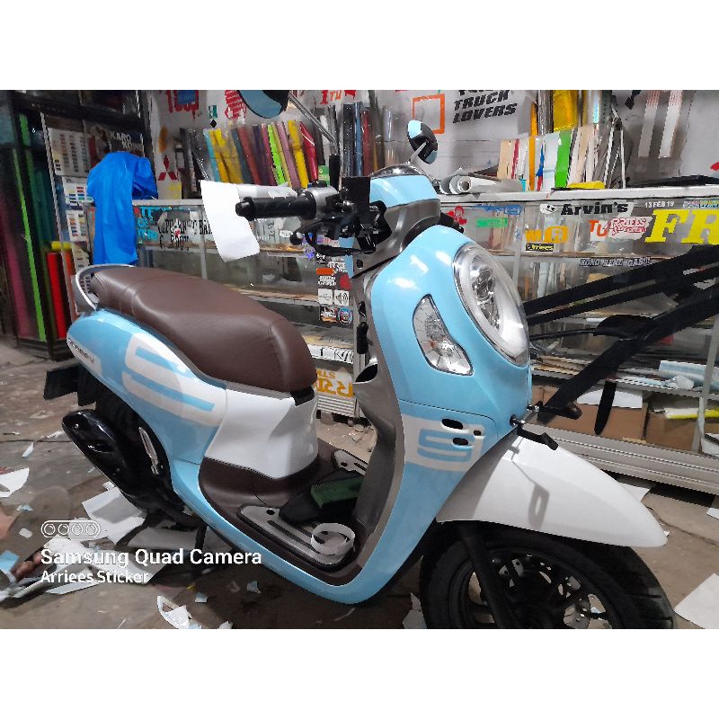 Decal Sticker Scoopy Prestige 2020 / 2021 / 2022 / 2023 Full Body Stiker scoopy prestige / stylish 2