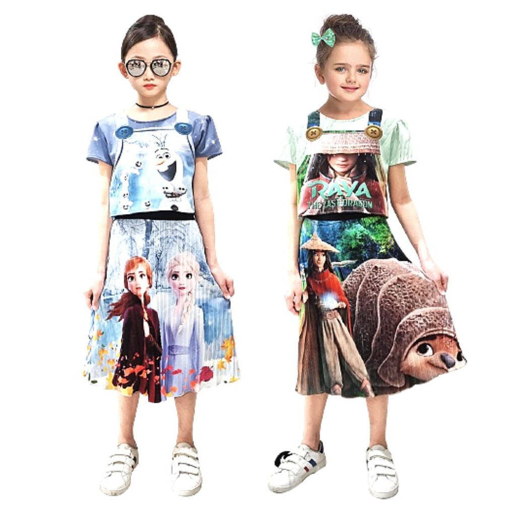 SETELAN ROK ANAK PLISKET SCUBA