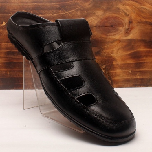 Sepatu Sandal Pria Kulit Asli Rasheda Gr 14 Selop Tutong Bustong Big Size
