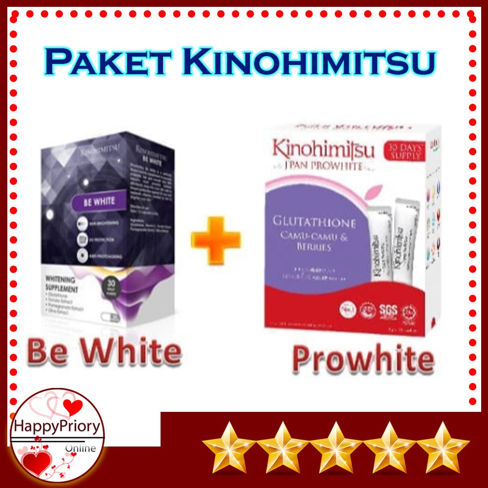 Kinohimitsu Be White 30 Day & Kinohimitsu Prowhite 30s