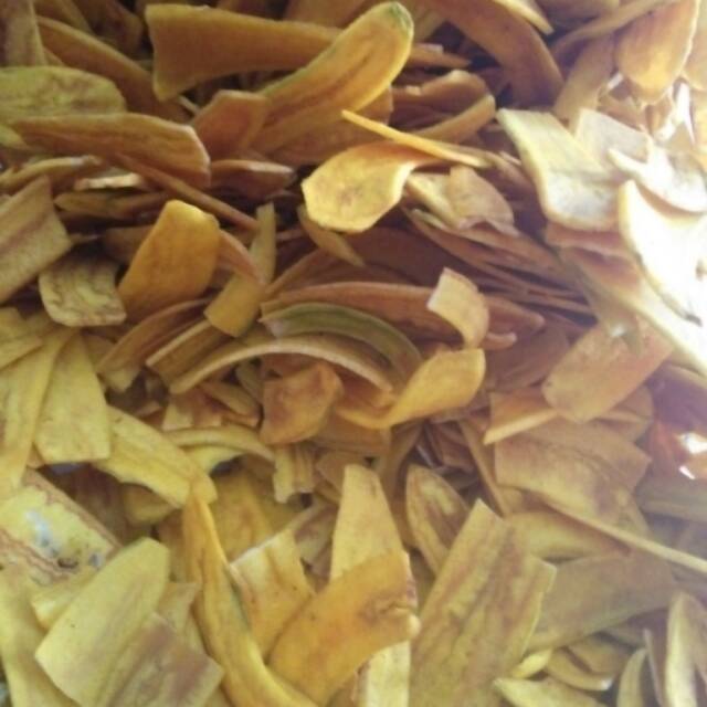 

Kripik pisang asin per 200gram