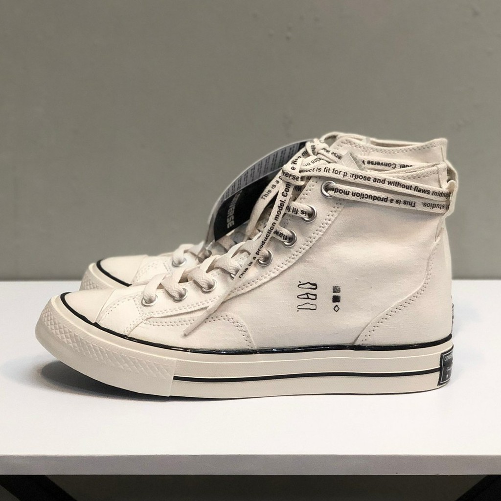 Sepatu Converse 70s High Midnight Studios White Orange Men Premium Quality