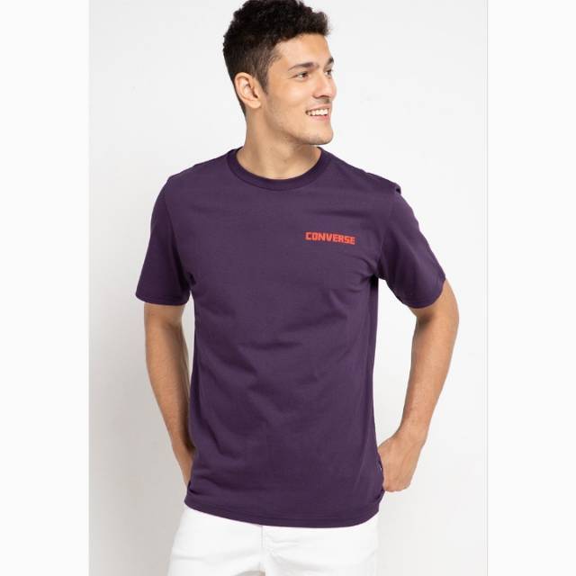 Converse T shirt Purple