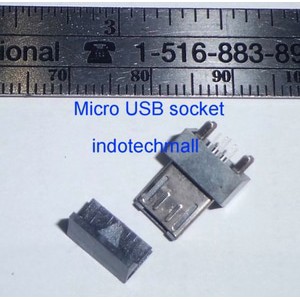 Jack Micro USB 5 pin DIP Male