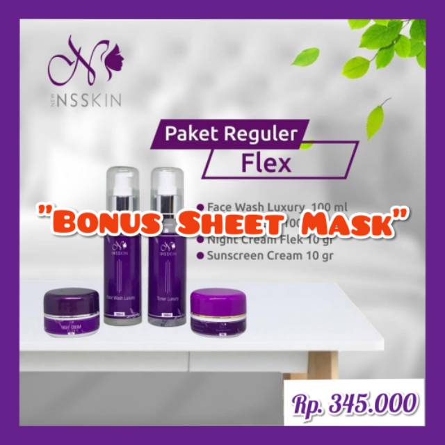 [BISA COD] PAKET REGULER FLEK - NS SKINCARE