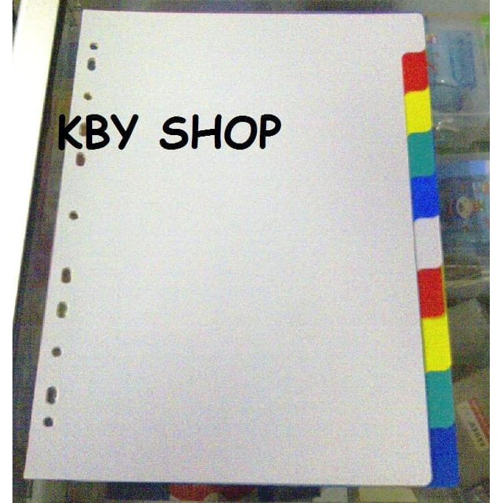 

BEST SELLER PEMBATAS KERTAS 10 SEKAT UKURAN FOLIO BAHAN PLASTIK TERJAMIN