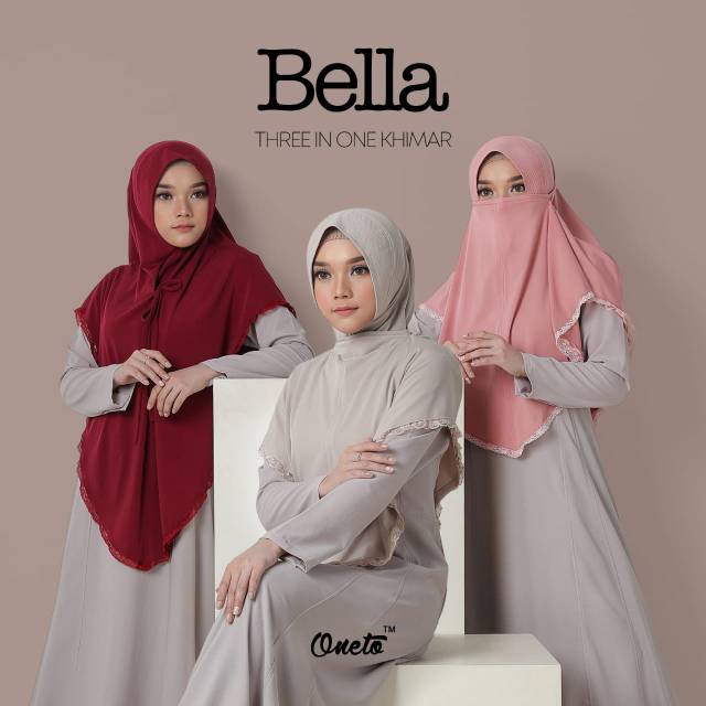 Khimar Bella 3in1 Original Oneto Hijab