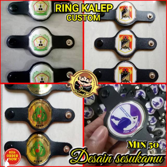 RING KALEP CUSTOM MIN ORDER 50 PCS ( CUSTOM )