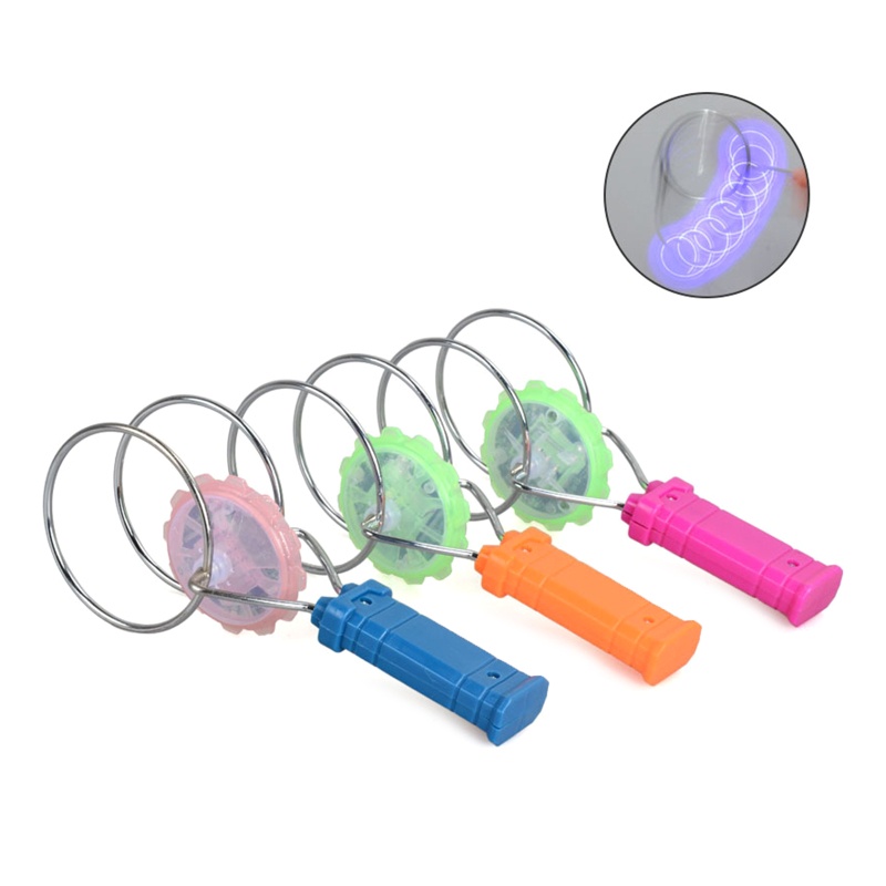 Mary Kids Lampu Led Gyro Roda Tangan Spinner Magic Spinning Mainan Anak Hadiah