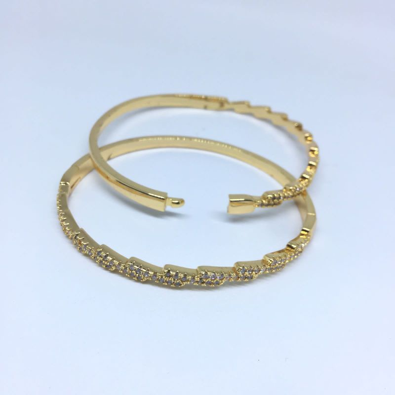 Gelang Dewasa Elegan Murah Anti Karat Xufing Emas Gelang Bangle