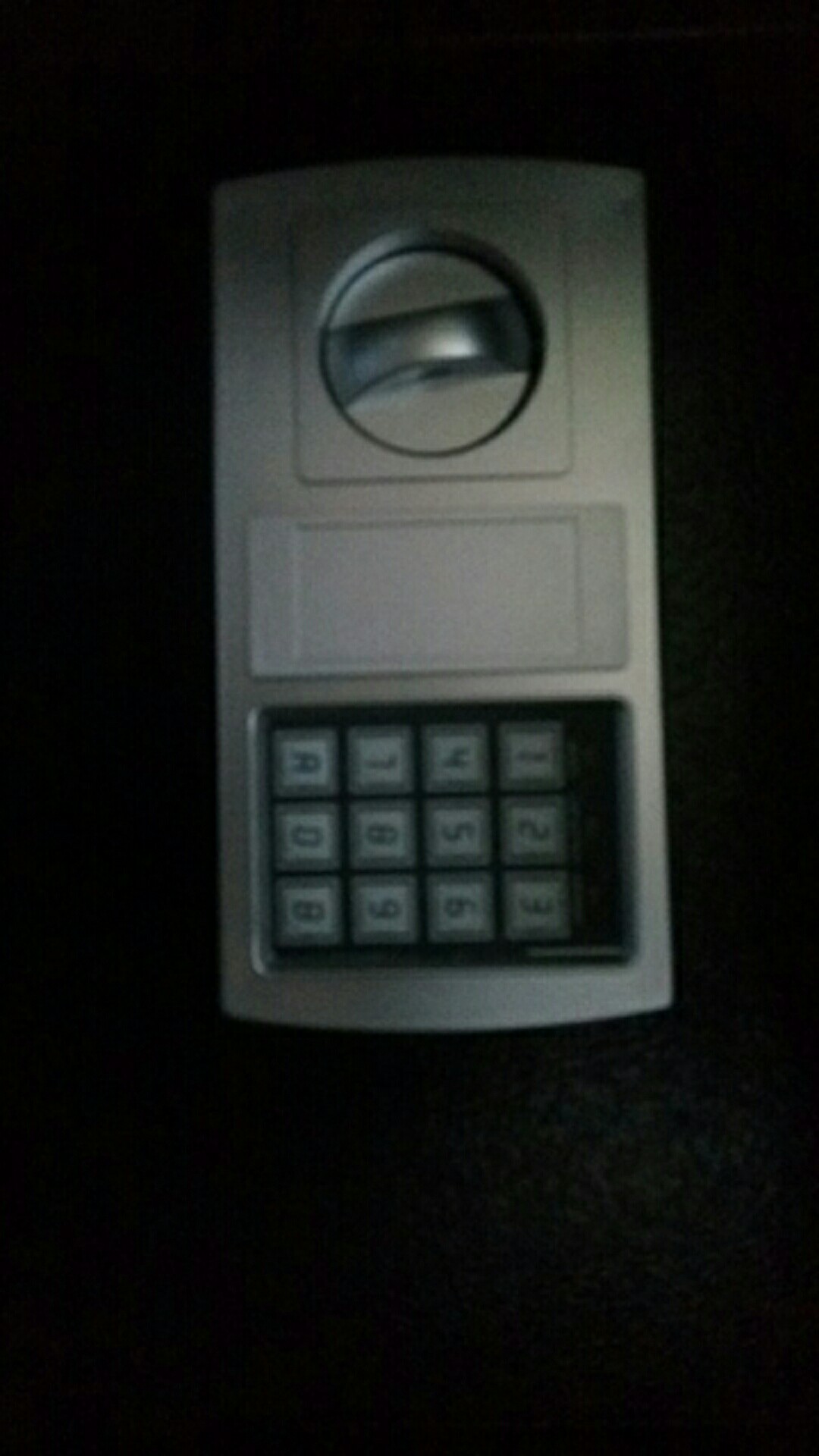 Brankas Mini Electric Password Safe Deposit Box Size Besar - Black