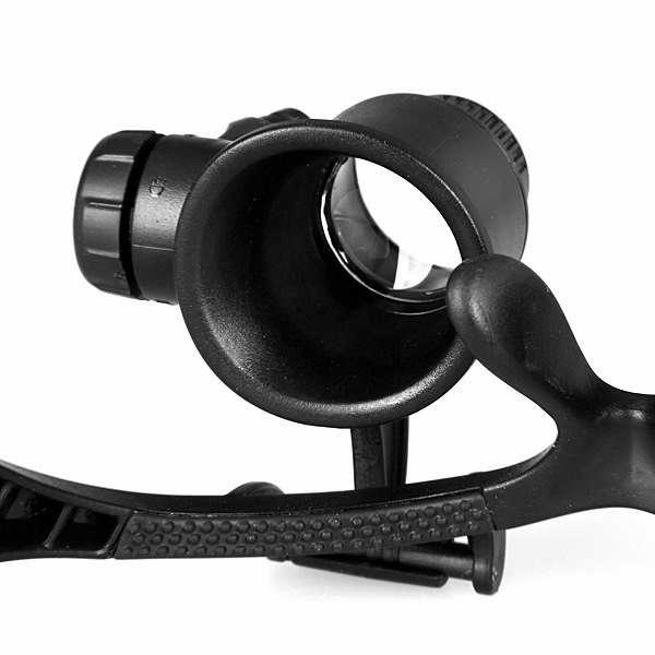 YOOSKE Kacamata Pembesar 25x Magnifier dengan 2 LED - 9892GJ