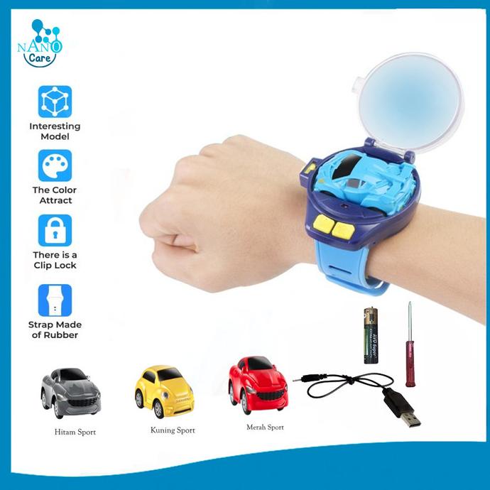 Mobil Remote control jam tangan mini Mainan Anak