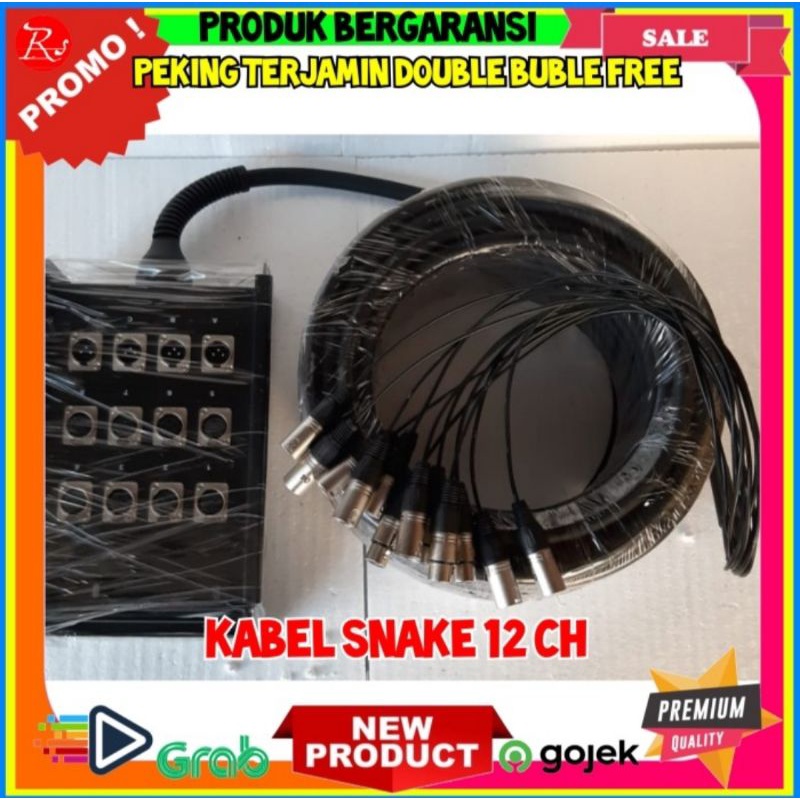 Kabel Snake AXL 12 Channel in Out 4 High Quality Original