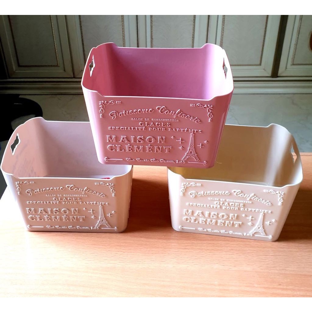Keranjang Plastik Asvita Basket Moison Storage Box Serbaguna