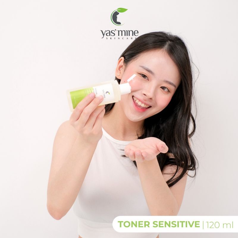 YASMINE SKINCARE > FACE TONIC SENSITIVE> TONER KULIT SENSITIVE
