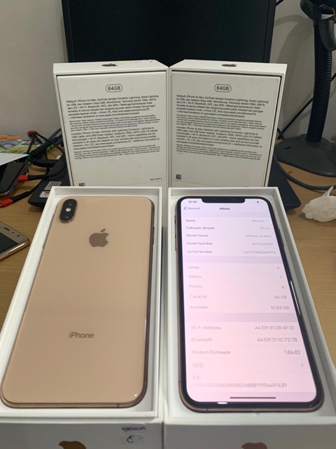 Iphone Xs Max 64gb Second Eks Resmi Ibox Erafone Shopee Indonesia