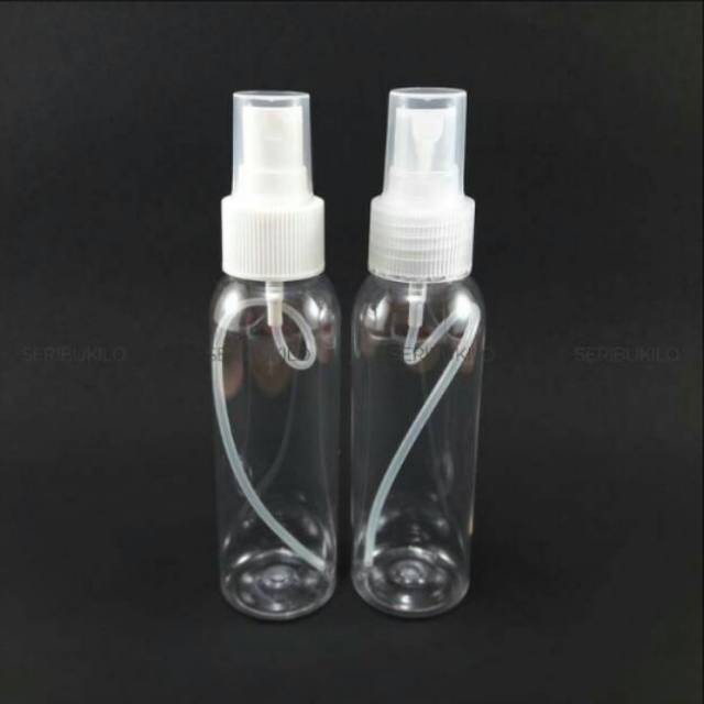 READY!! BOTOL PLASTIK TRANSPARAN HAND SANITIZER 100 ML/60 ML/30 ML/20 ML SPRAY FLIPTOP PUMP PRESSTOP