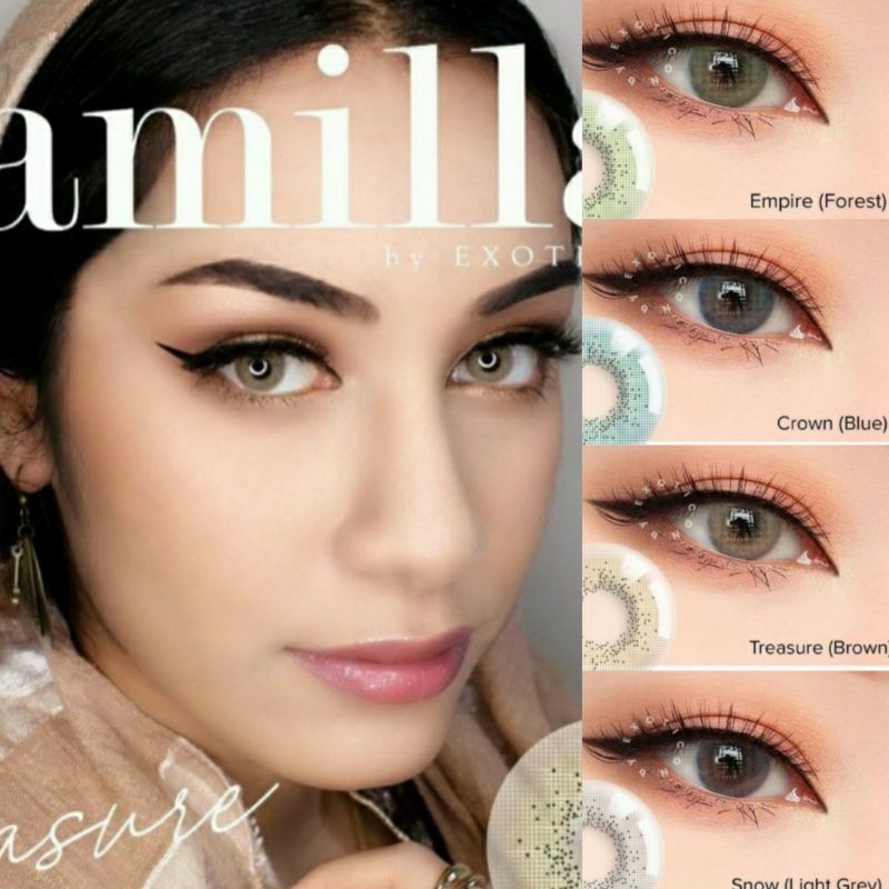 SOFTLENS JAMILLA by x2  NORMAL MINUS s.d -6.00 Softens Murah